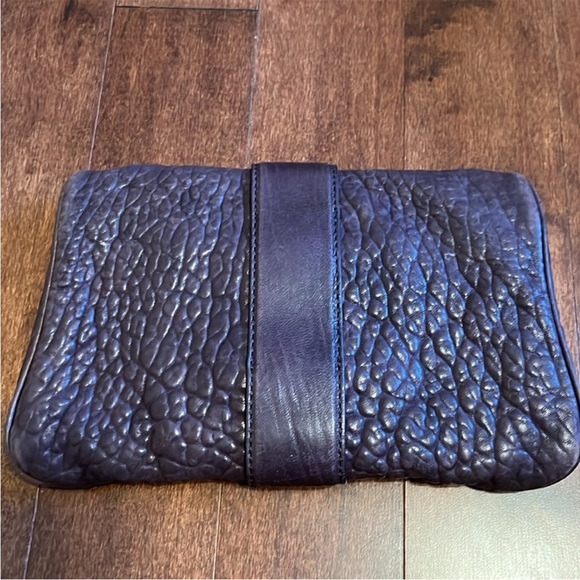 Michael Kors Clutch pebble LEATHER purple - Picture 5 of 5